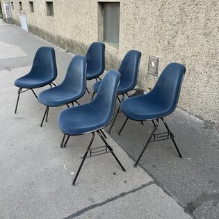 6er Set DSX Stühle Charles & Ray Eames