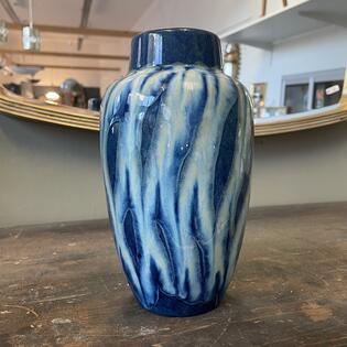 Vase Keramik blau