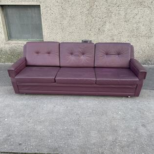 Ledersofa 70s