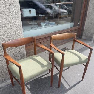 Dänischer Teak Stuhl HW Klein für Bramin