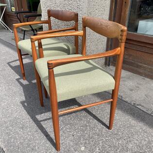 Dänischer Teak Stuhl HW Klein für Bramin