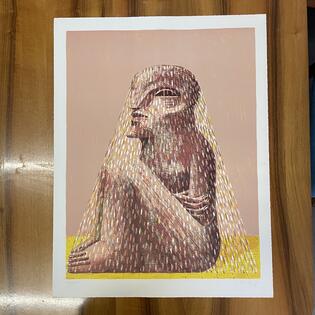 Horst Antes „sitzende Figur“