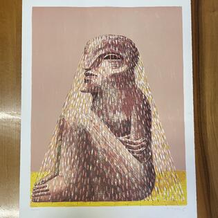 Horst Antes „sitzende Figur“