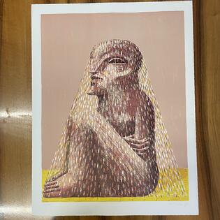 Horst Antes „sitzende Figur“