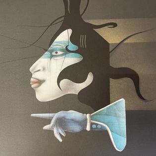 Paul Wunderlich „Sphinx und Handschuh“