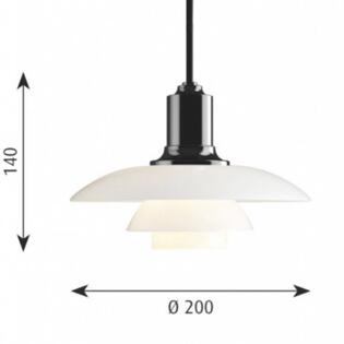 Poul Henningsen Hängeleuchte weiß 2/1