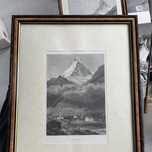 Stahlstich Matterhorn