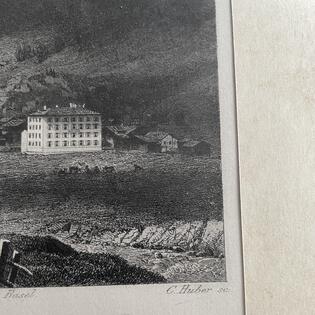 Stahlstich Matterhorn