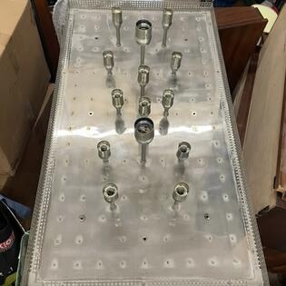 Tulipan Pyramide Kalmar Deckenleuchte