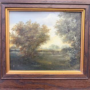 Kleines &Ouml;lgem&auml;lde 19 Jhdt.