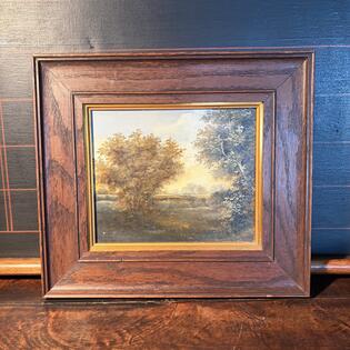 Kleines &Ouml;lgem&auml;lde 19 Jhdt.