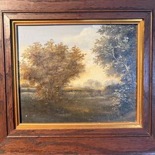 Kleines &Ouml;lgem&auml;lde 19 Jhdt.