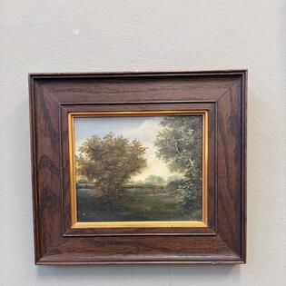 Kleines &Ouml;lgem&auml;lde 19 Jhdt.