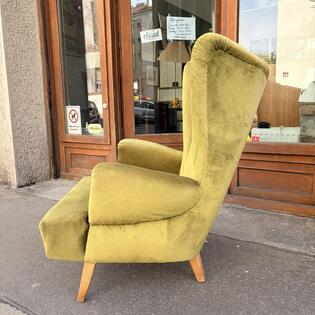 Ohrensessel Gr&uuml;n 