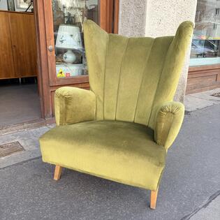 Ohrensessel Gr&uuml;n 