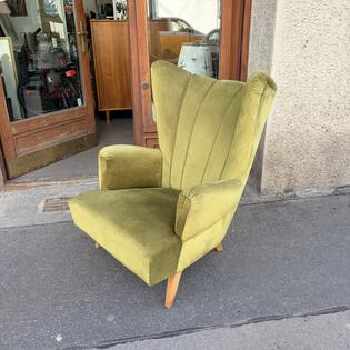 Ohrensessel Gr&uuml;n 