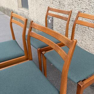 4 St&uuml;hle Teakholz