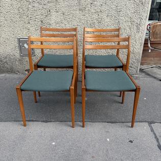 4 St&uuml;hle Teakholz