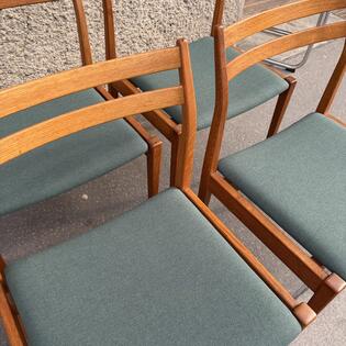 4 St&uuml;hle Teakholz