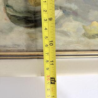 Blumenstrau&szlig; &Ouml;l auf Karton