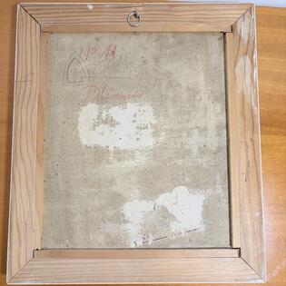 Blumenstrau&szlig; &Ouml;l auf Karton