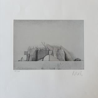 Karl Korab - Lithographie 