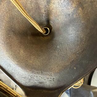 Jugendstil Leuchte Messing