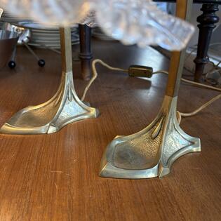 Jugendstil Leuchten Set