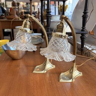 Jugendstil Leuchten Set