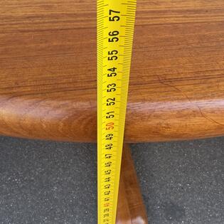 Runder Couchtisch Teak Vollholz