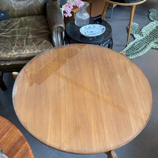 Runder Couchtisch Teakholz